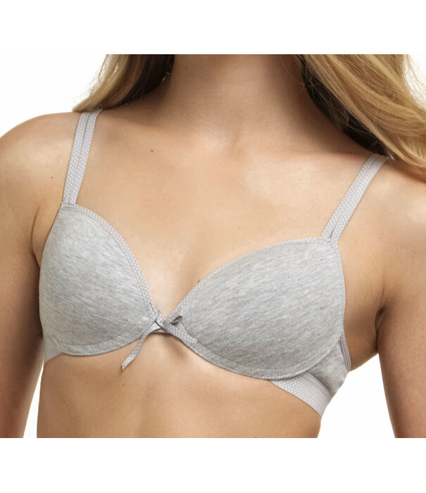 Boobs & Bloomers Boobs & Bloomers Audrey Bh zonder beugel & boxershort  kleur grijs