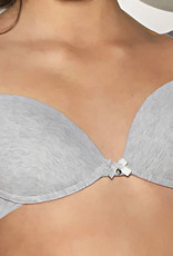 Boobs & Bloomers  Demi katoenen Bh zonder beugel licht voorgevormd kleur Grijs