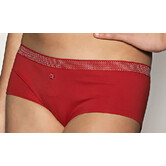 Audrey katoenen short mt S=mt 152 kleur rood