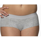 Boobs & Bloomers Audrey katoenen boxershort kleur grijs