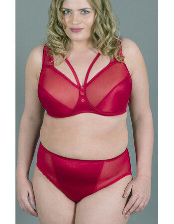 Syl Design  Kali Bh met beugel en afneembare sierbandjes kleur rood