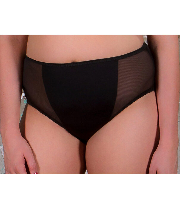 Syl Design Syl Design  Kali microfaser hoge string kleur zwart of rood mt 42 t/m 56