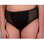 Syl Design  Kali microfaser hoge string kleur zwart of rood mt 42 t/m 56