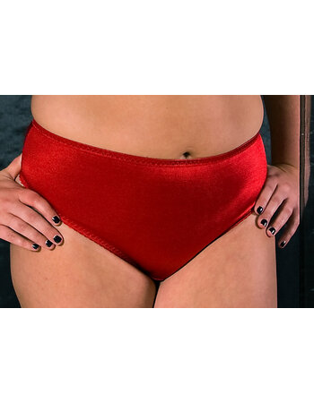 Rhea  hoge microfaser slip  kleur rood, maat 56