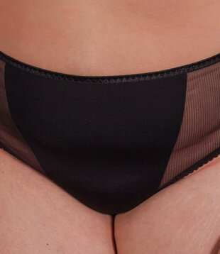 Syl Design Kali Maxi Slip microfaser kleur zwart mt 42 t/m 54