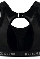 Shock Absorber  Run padded sport bh zonder beugel & licht gewicht padding basis kleur zwart