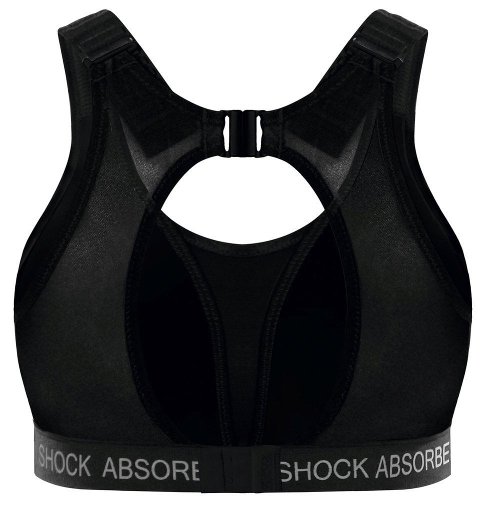 Shock Absorber  Run padded sport bh zonder beugel & licht gewicht padding basis kleur zwart