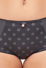 Susa Rhodos slip kleur, soft peach of grijs met ingeweven print dots