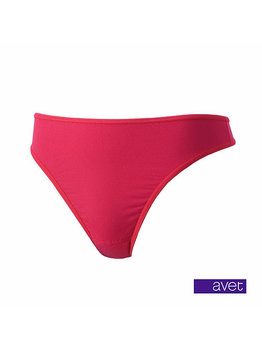 Avet Ondergoed Lizzy microfaser string kleur rood, zwart of huid mt S t/m XL