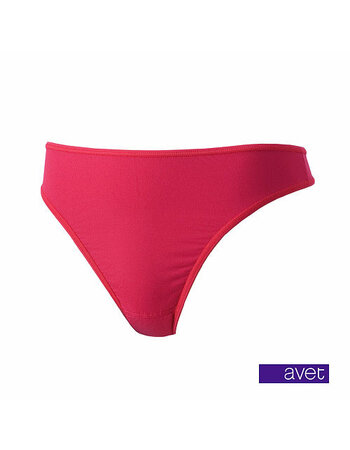 Lizzy microfaser string kleur rood, zwart of huid mt S t/m XL