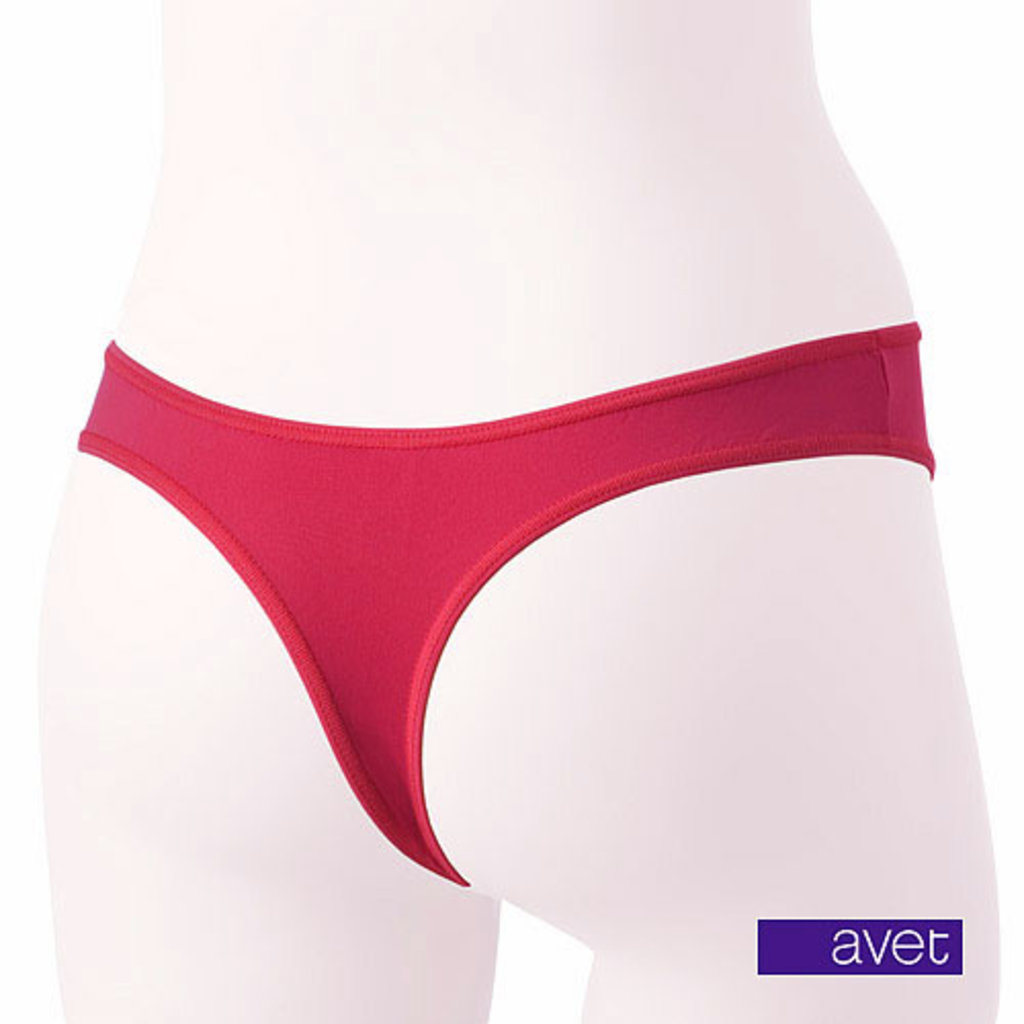 Avet Ondergoed  Lizzy microfaser string kleur rood, zwart of huid mt S t/m XL