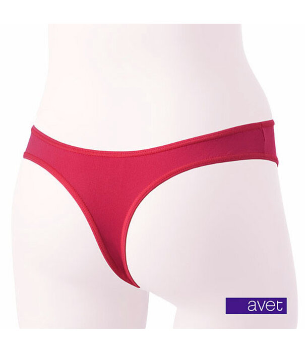 Avet Ondergoed  Lizzy microfaser string kleur rood, zwart of huid mt S t/m XL
