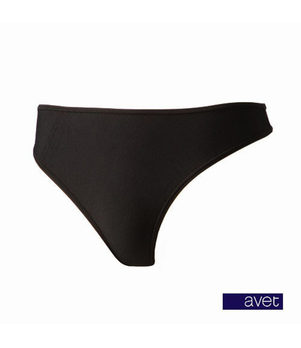 Avet   Lizzy microfaser string kleur rood, zwart of huid mt S t/m XL