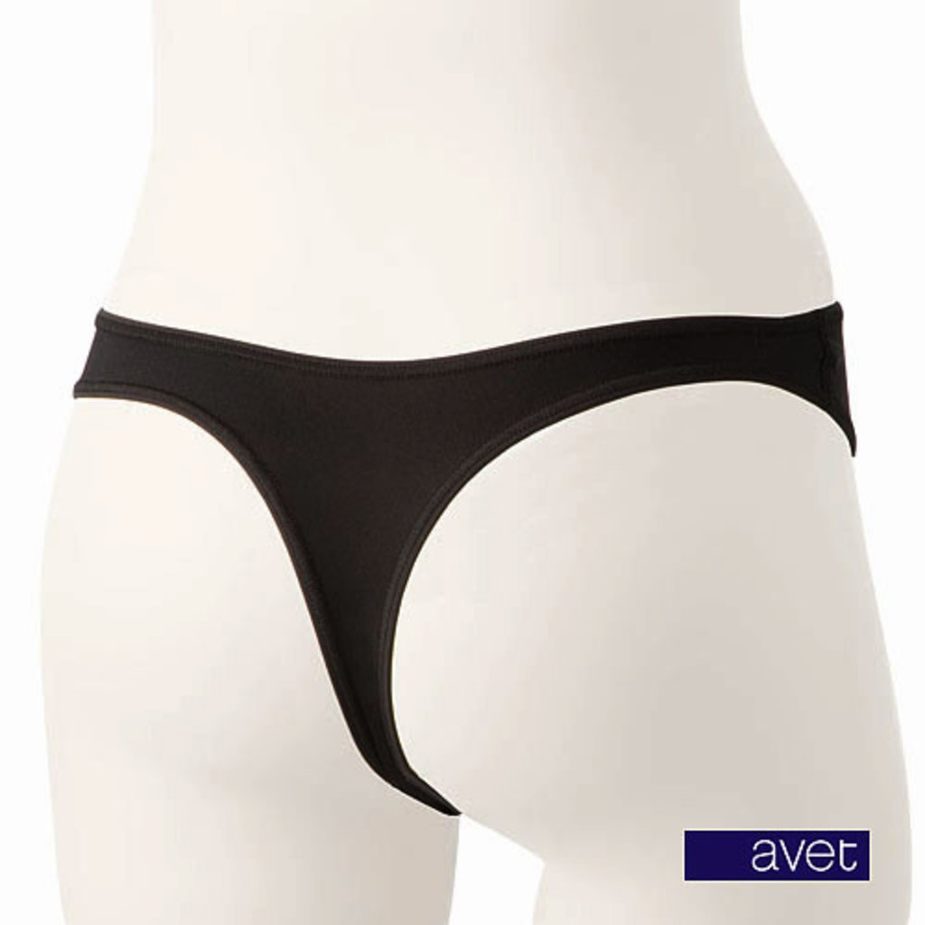 Avet Ondergoed  Lizzy microfaser string kleur rood, zwart of huid mt S t/m XL