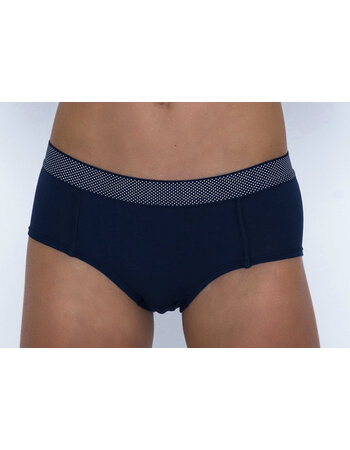 Anny katoenen boxer kleur marineblauw