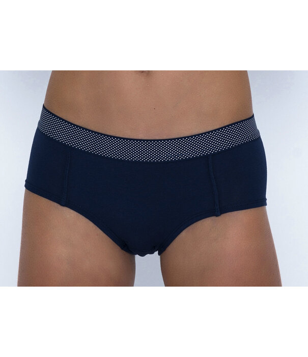 Boobs & Bloomers Boobs & Bloomers  Anny katoenen boxer kleur marineblauw