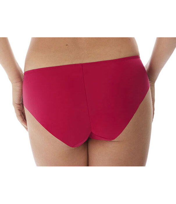 Fantasie Fantasie Leona tailleslip basis in mode kleur rood  met  borduursel aan voorzijde