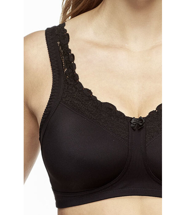 Susa Susa Chloe Prothese Bh 19850 – Zonder Beugel – Bestseller – Hoogsluitende Cups & Prothesehoesjes – Zwart – Öko‑Tex