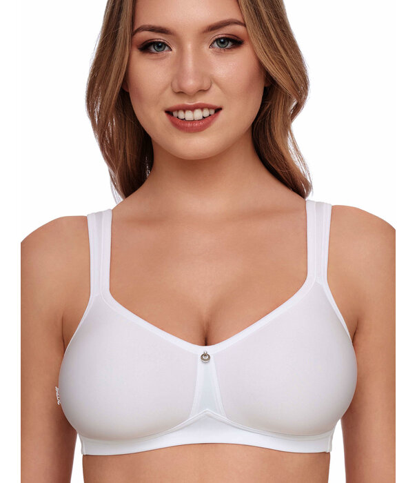 Susa Susa Catania BH zonder beugel 7870 Wit – licht voorgevormde spacercup & ademend comfort – €5 korting bij €39,95 en €15 korting bij €99,95