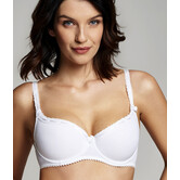 Deci Balconette Bh met beugel & stevig voorgevormde cup basis kleur wit