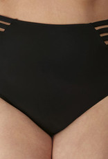 Elomi lingerie  Magnetic hoge bikinislip kleur zwart