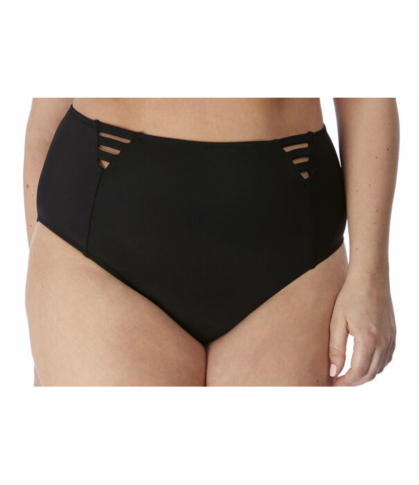 Elomi  Magnetic hoge bikinislip kleur zwart