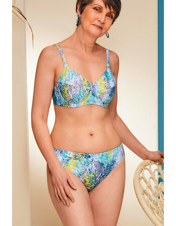 California prothese bikinitop met beugel & bikinislip