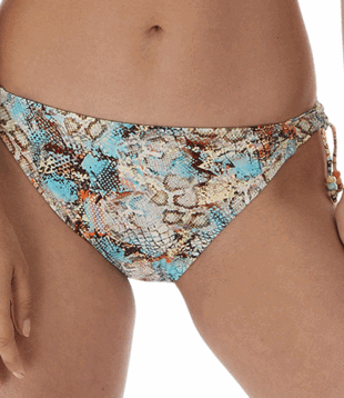 Fantasie Manila Iced bikinislip kleur aqua print animal