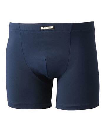 Avet Boxershort  Daan microlong boxershort kleur marineblauw