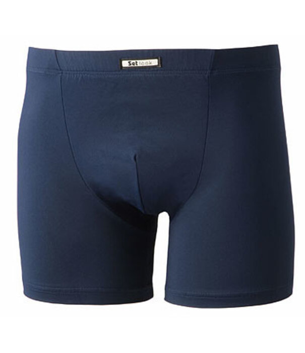 Avet Boxershort  Daan microlong boxershort kleur marineblauw