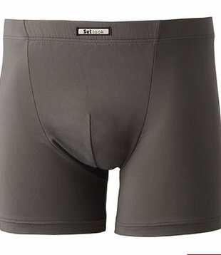 Boxershort  Daan microlong boxershort kleur grijs