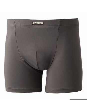 Boxershort  Daan microlong boxershort kleur grijs
