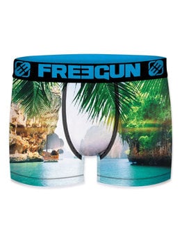 FreeGun Freegun Brian  micro long boxershort kleur groen met print