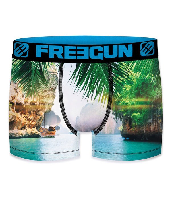 Avet Freegun Brian  micro long boxershort kleur groen met print