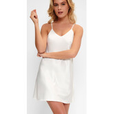 LingaDore Daily basic satijnen nachtjurkje kleur ivoor