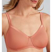 Amoena Lara Satin prothese Bh zonder beugel & lichte voorvorm kleurterracotta