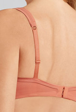 Amoena  Amoena Lara Satin prothese Bh zonder beugel & lichte voorvorm kleurterracotta
