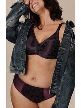 Naturana Lydia Minimizer Bh zonder beugel kleur aubergine