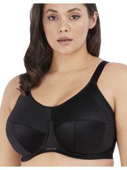 Elomi lingerie  Energise SportBh met beugel kleur zwart