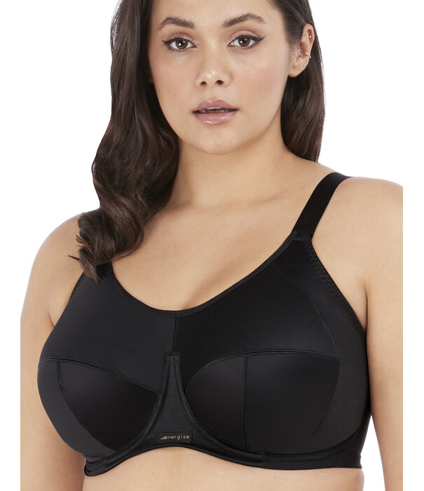 Elomi  Elomi Energise SportBh met beugel kleur zwart