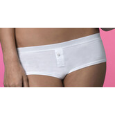 Audrey katoenen heup boxershort kleur grijs of  wit