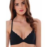 Wacoal B.tempt'd B.wowd Push Up Bh met beugel & naadloos voorgevormde cup kleur zwart of kobaltblauw print animal