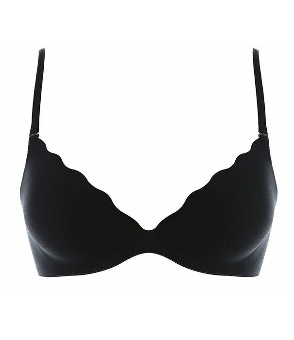 Wacoal Wacoal B.tempt'd B.wowd Push Up Bh met beugel & naadloos voorgevormde cup kleur zwart of kobaltblauw print animal