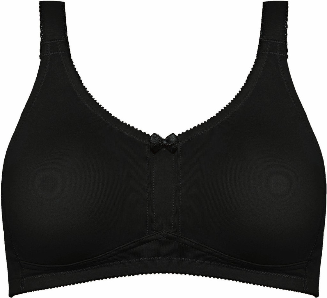 Naturana Naturana Rianna Prothese Bh Zonder Beugel – 87% Katoen – Huid & Zwart – Art. 5801