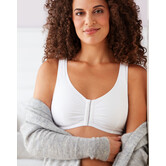 Amoena Recovery Care Fleur – katoenen postoperatieve bh zonder beugel met voorsluiting
