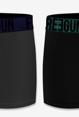 Avet Signature tweedelig  micro long boxershortset kleur zwart & grijs