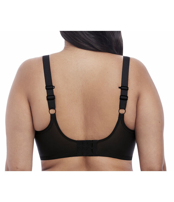 Elomi  Elomi Matilda Plunge Bh met beugel kleur zwart met zilver gecombineerd