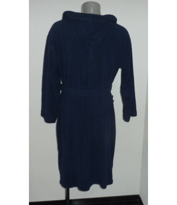 Lunatex  Fleece badjas jongens kleur grijs of marineblauw