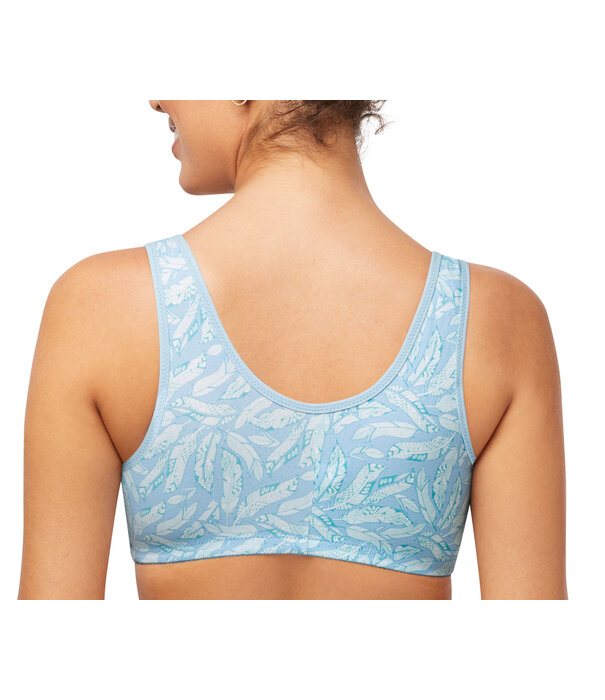 Amoena  Amoena Frances – Zachte katoenen postoperatieve bh zonder beugel met voorsluiting (wit, zwart, sand)