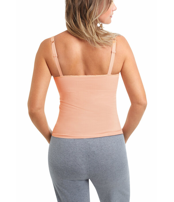 Amoena  Amoena Kitty naadloze Top zonder beugel & uitneembare paddings hoog katoen gehalte kleur blush